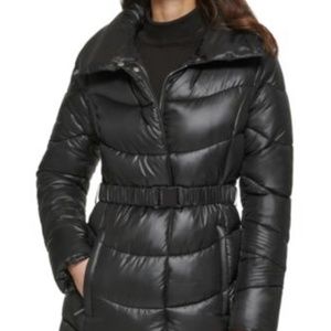 Kenneth Cole Longline Puffer Jacket